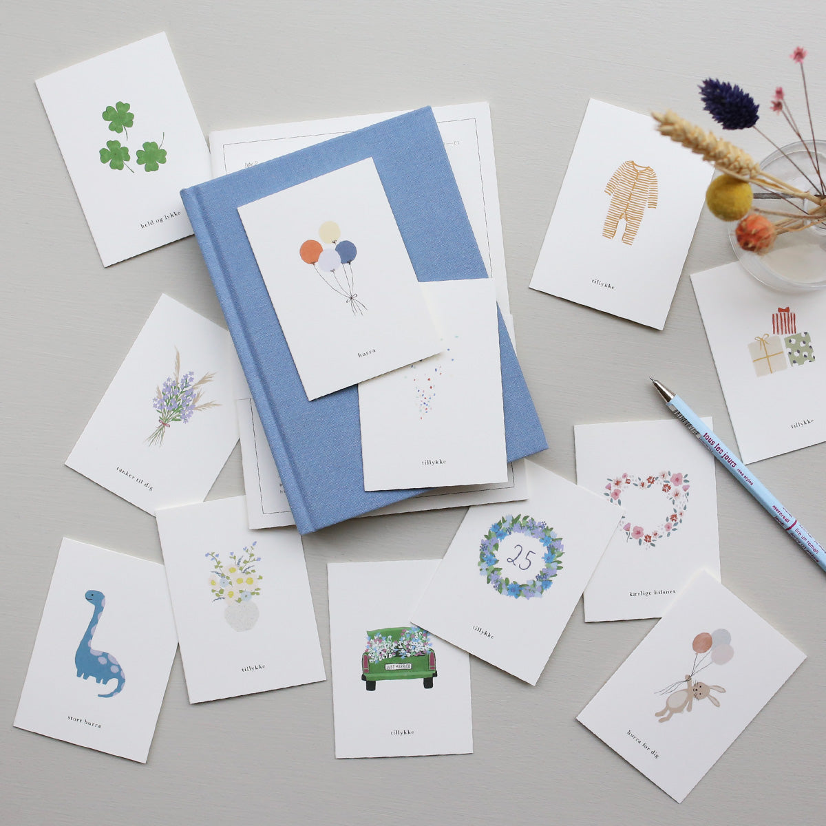 SMALL GREETING CARD // KANIN (DANISH)