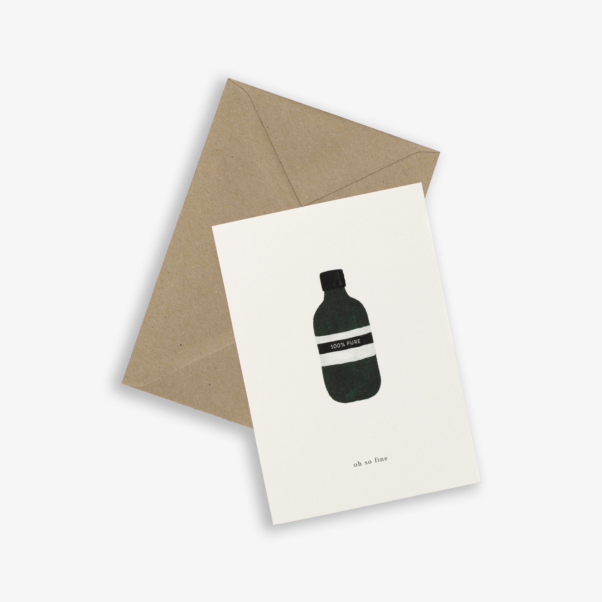 GREETING CARD // BOTTLE