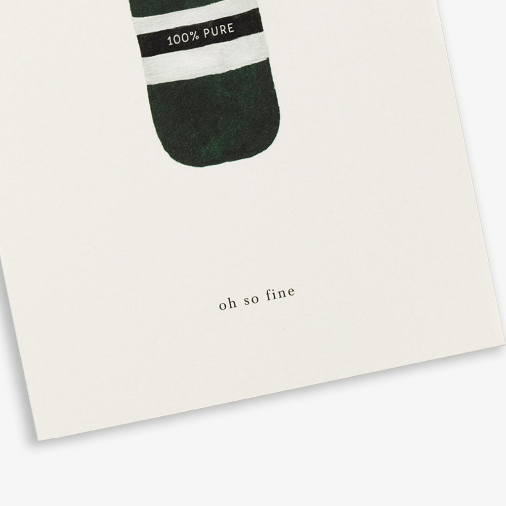 GREETING CARD // BOTTLE