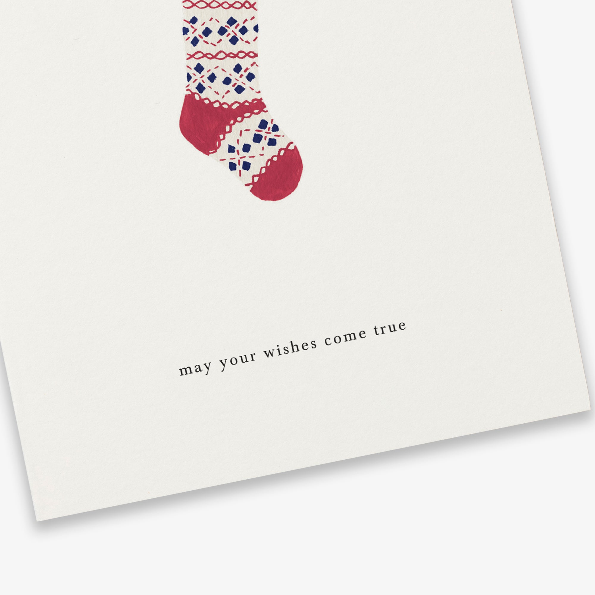 GREETING CARD // CHRISTMAS STOCKING