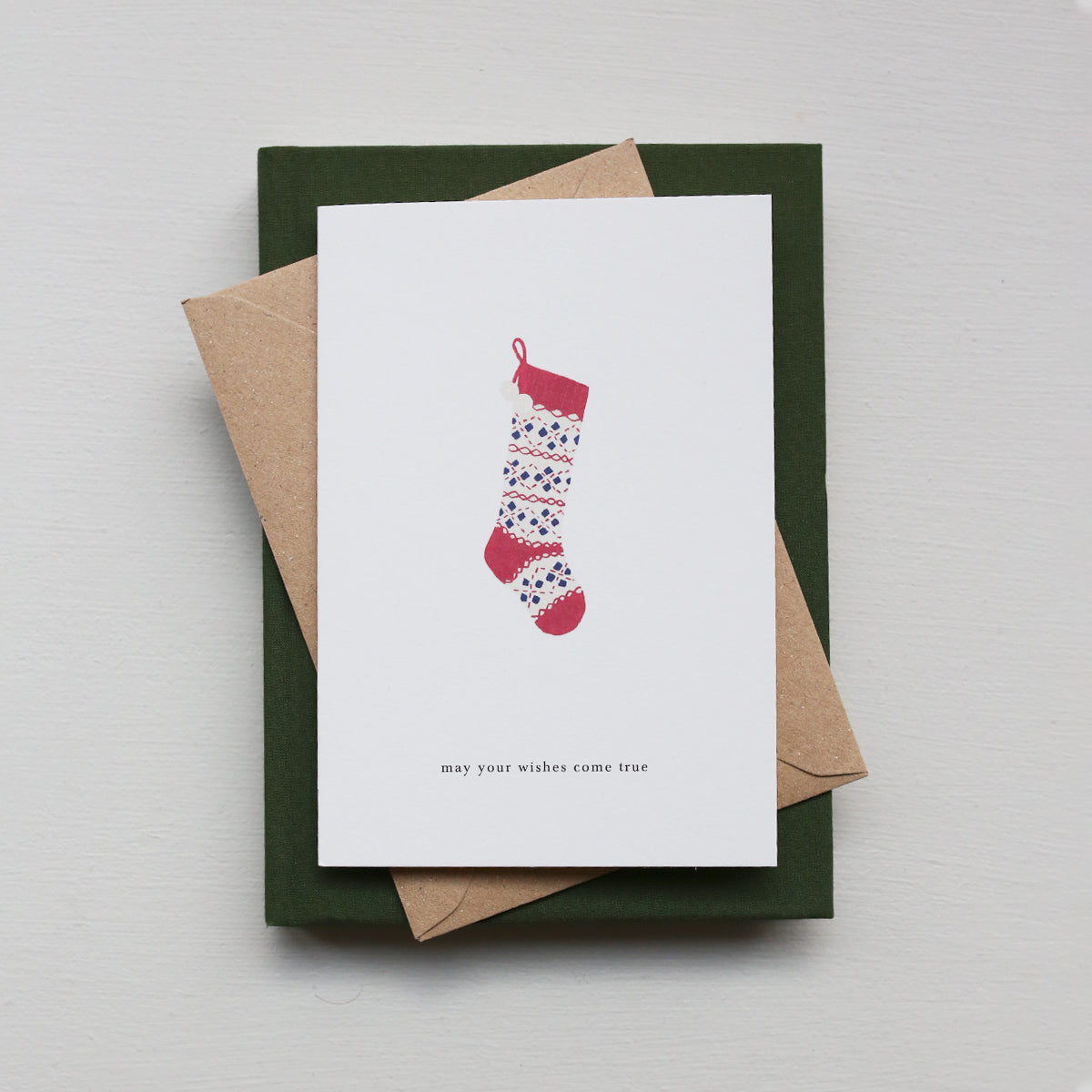 GREETING CARD // CHRISTMAS STOCKING