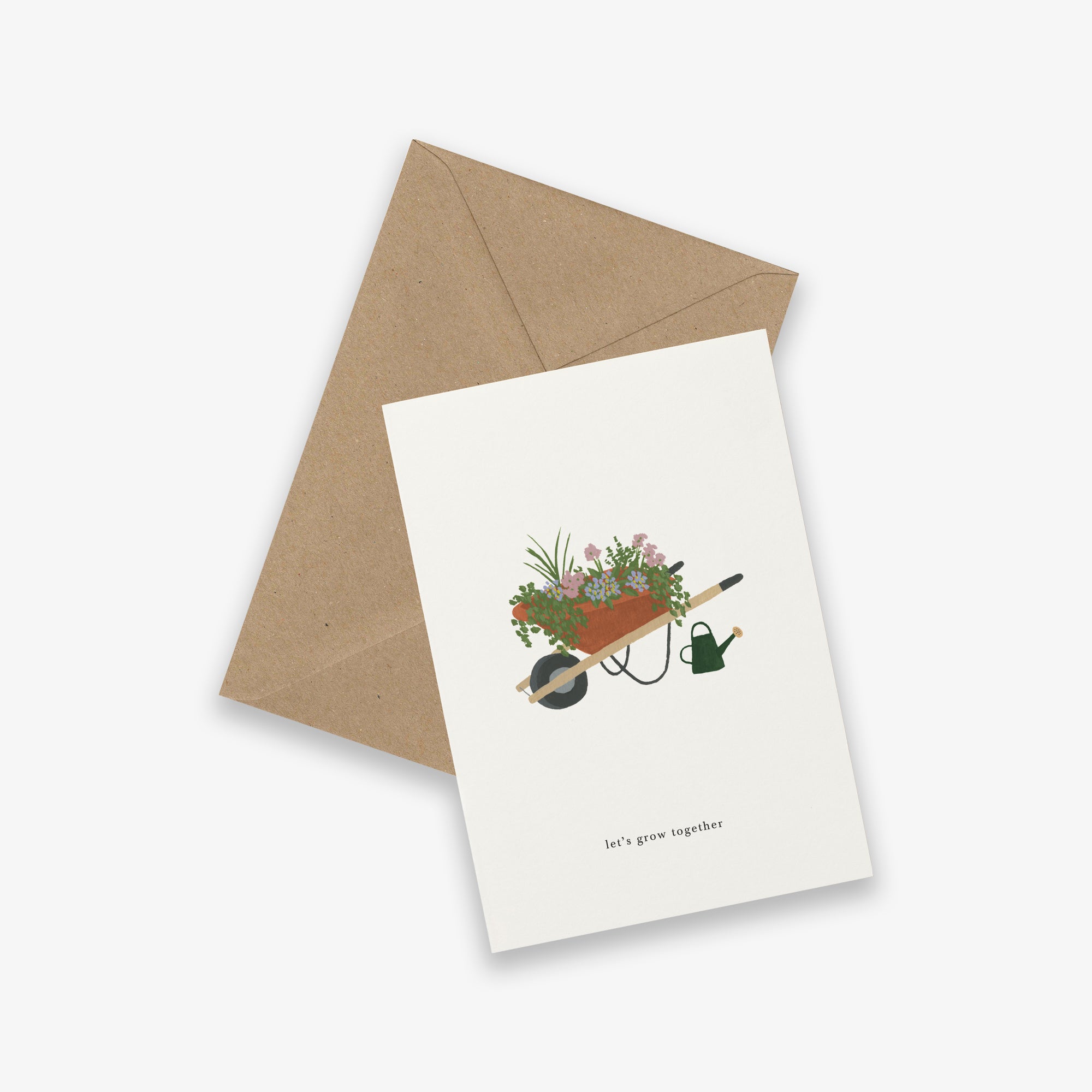 GREETING CARD // WHEELBARROW