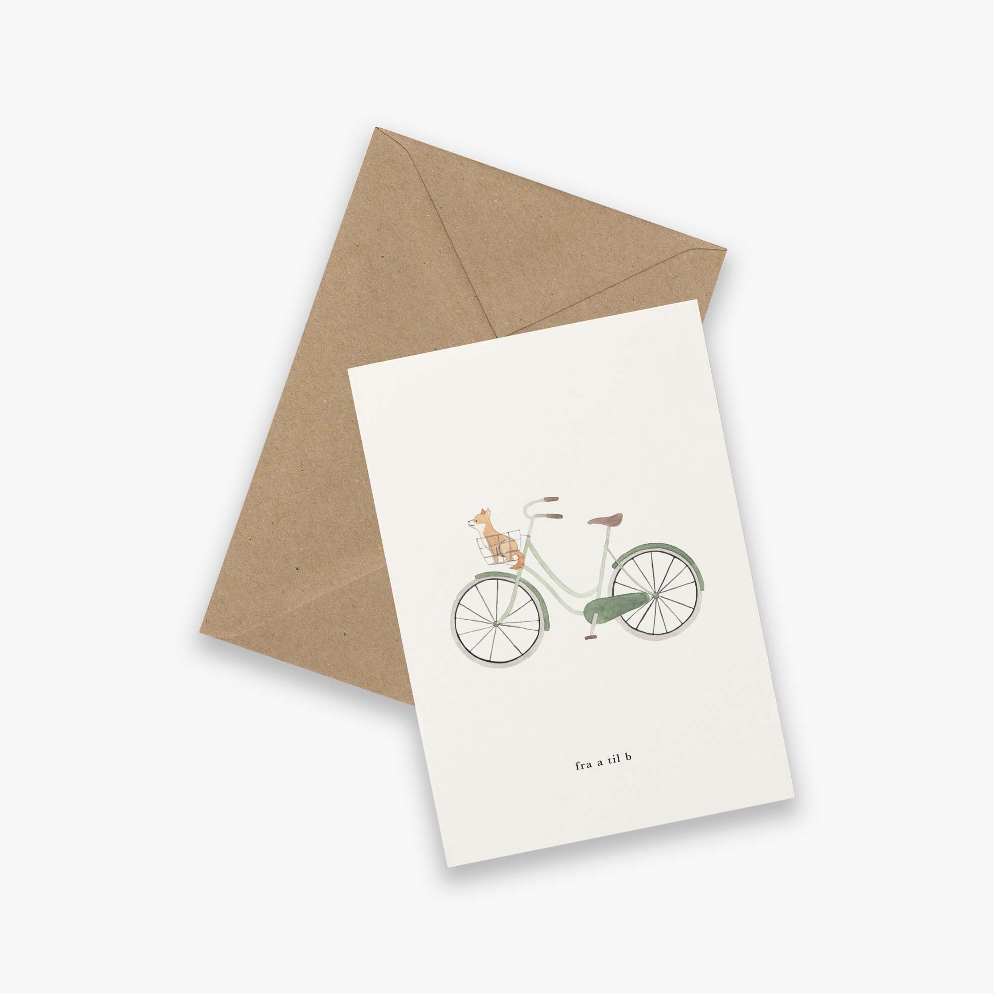 GREETING CARD // CYKEL (DANISH)