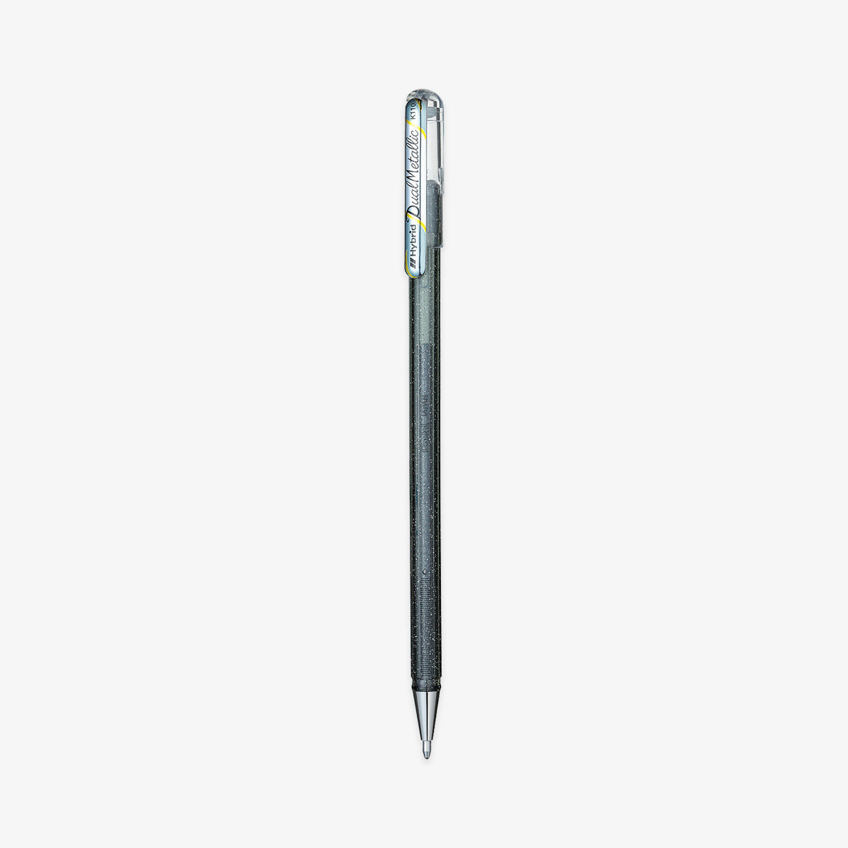 DUAL METALLIC ROLLER GEL PEN // SILVER