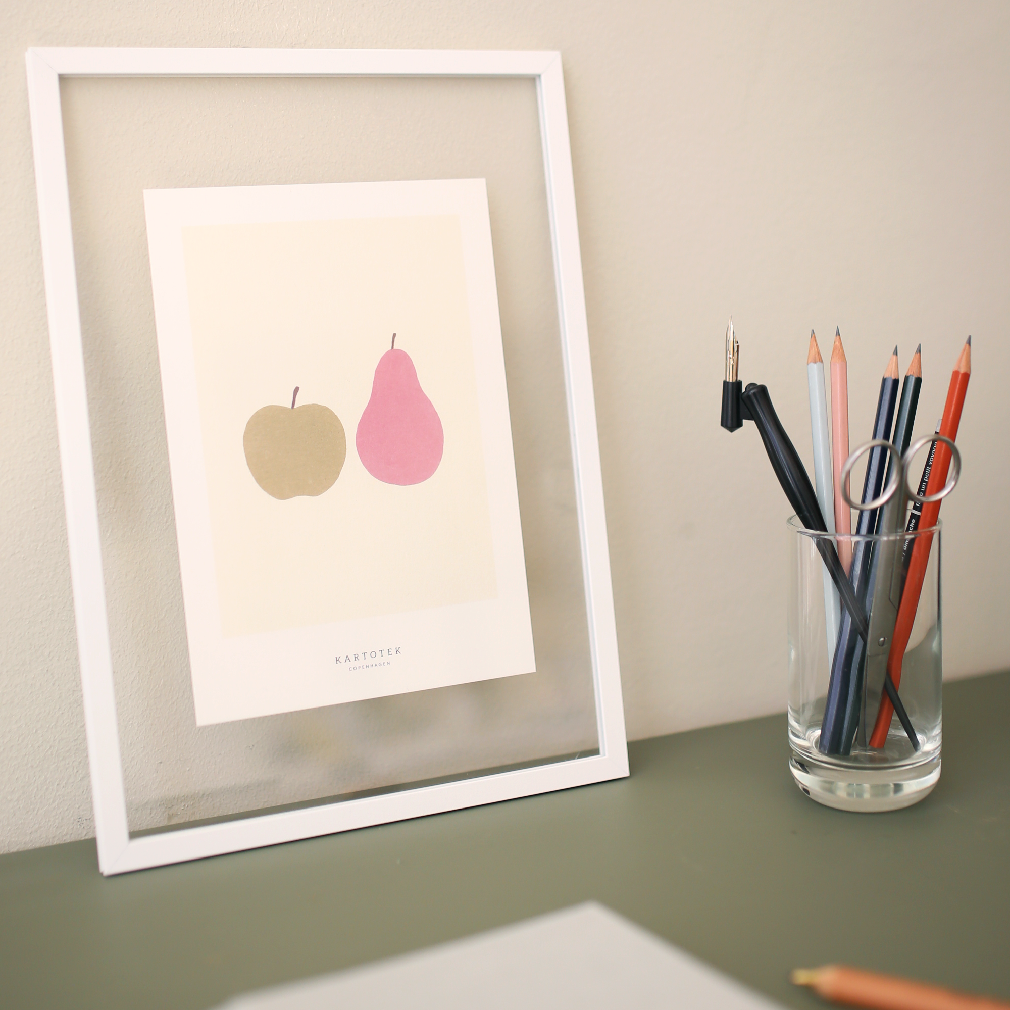 CARD A5 // APPLE AND PEAR