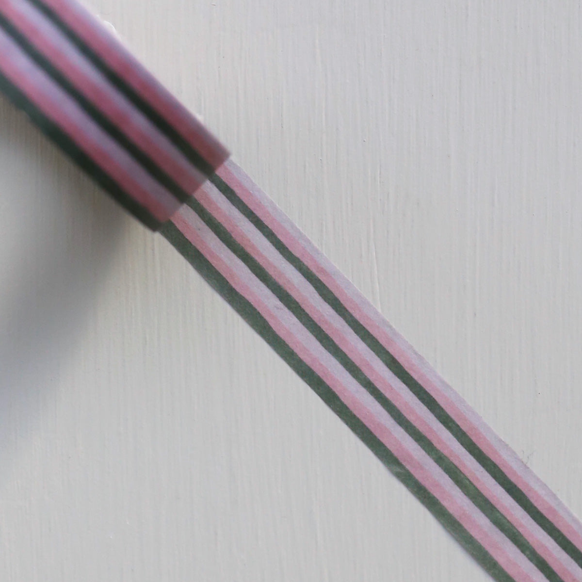 MASKING TAPE // GREEN & PINK STRIPES