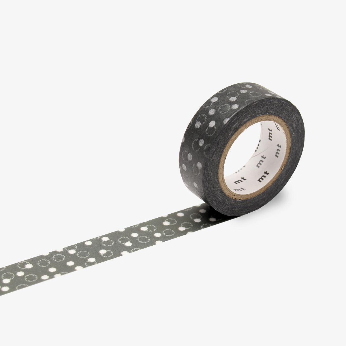 MT MASKING TAPE // PATTERN ROUND LEAVES DARK