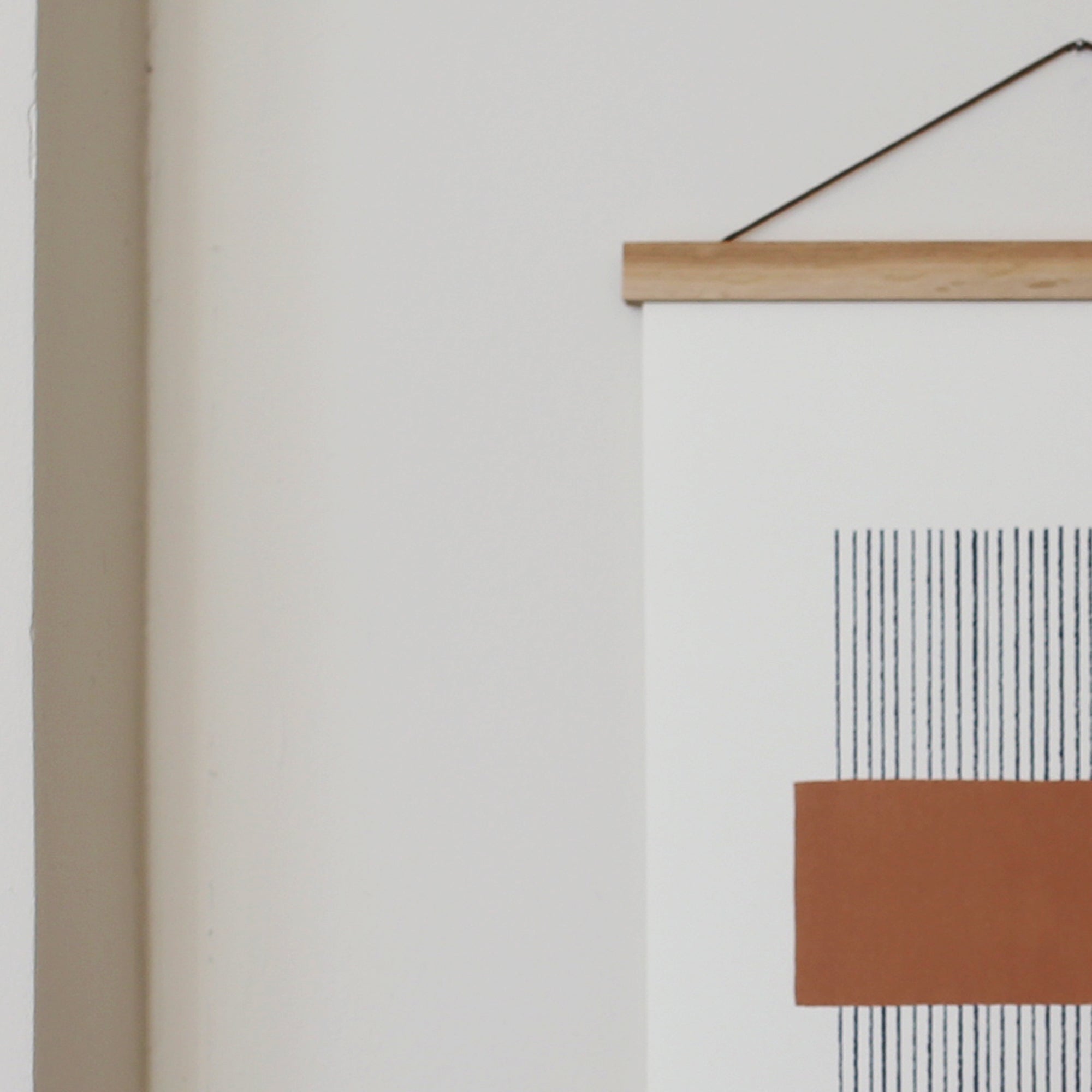 PRINT A3 LINES // OCHRE + OAK FRAME