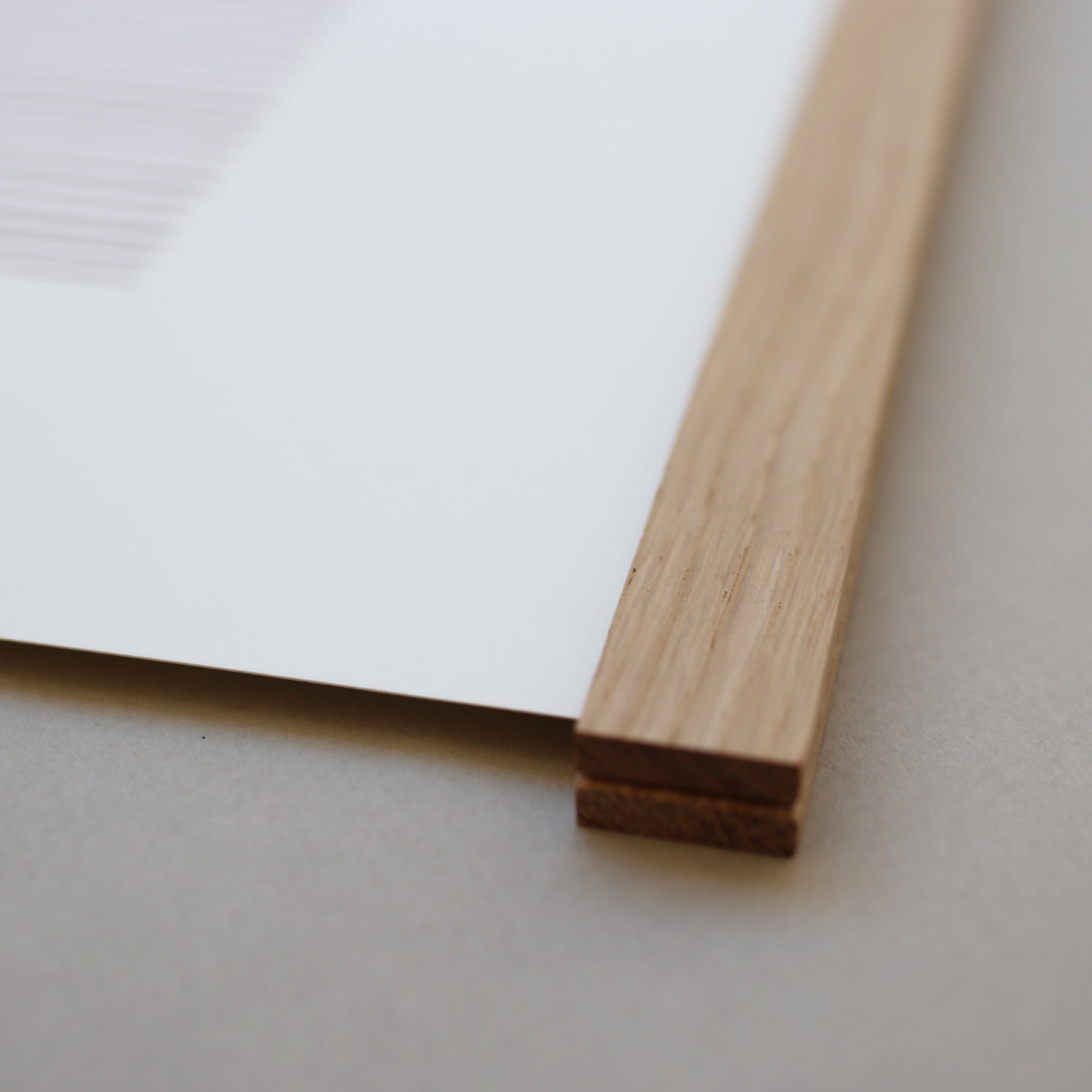 PRINT A3 LINES // OCHRE + OAK FRAME