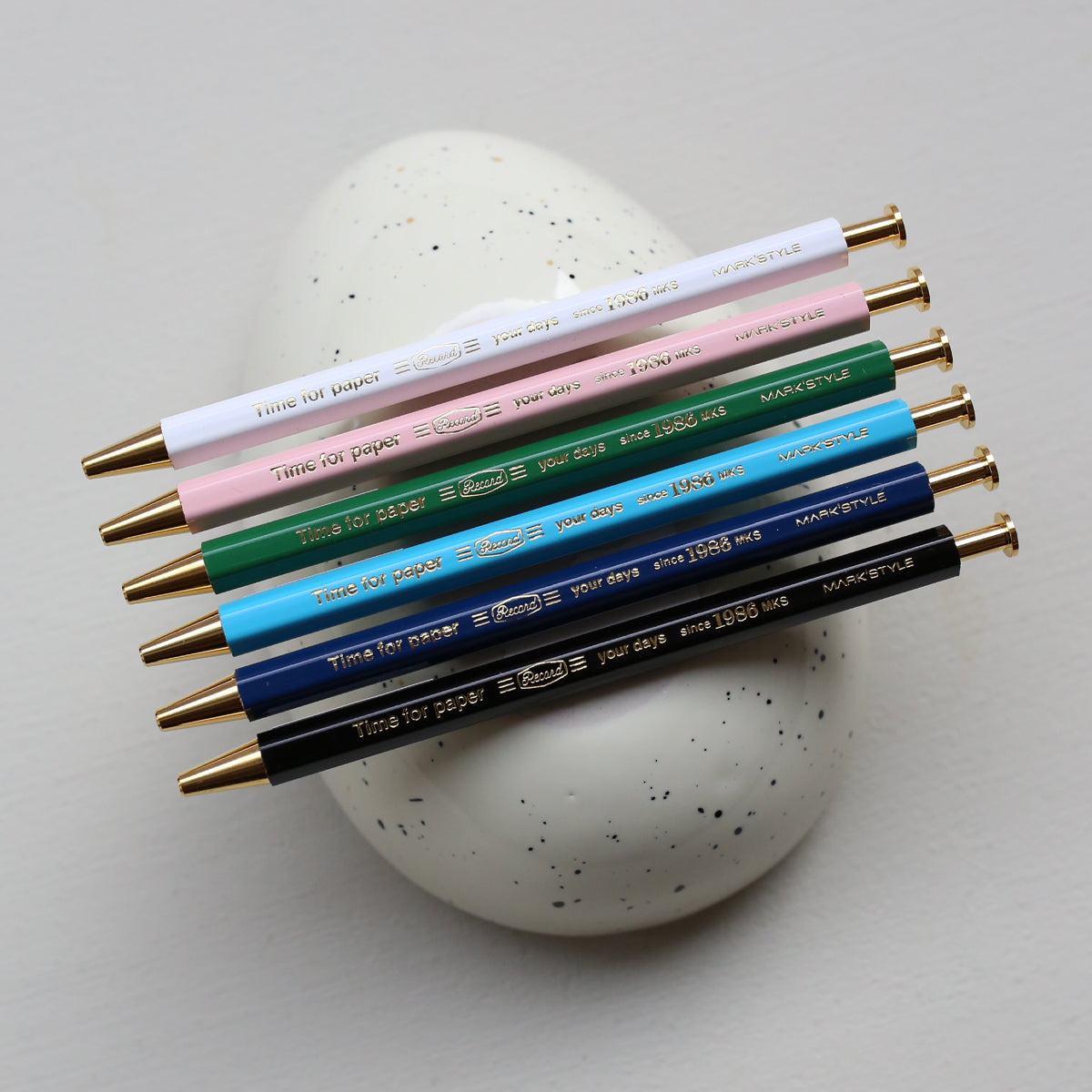 TIME FOR PAPER PENCIL BALL GEL PEN 0.5mm // BLUE