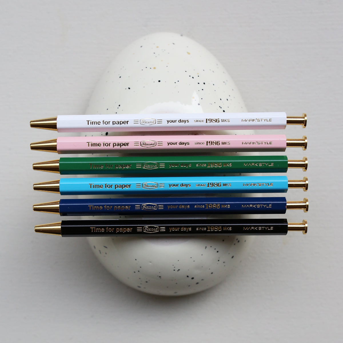 TIME FOR PAPER PENCIL BALL GEL PEN 0.5mm // BLACK