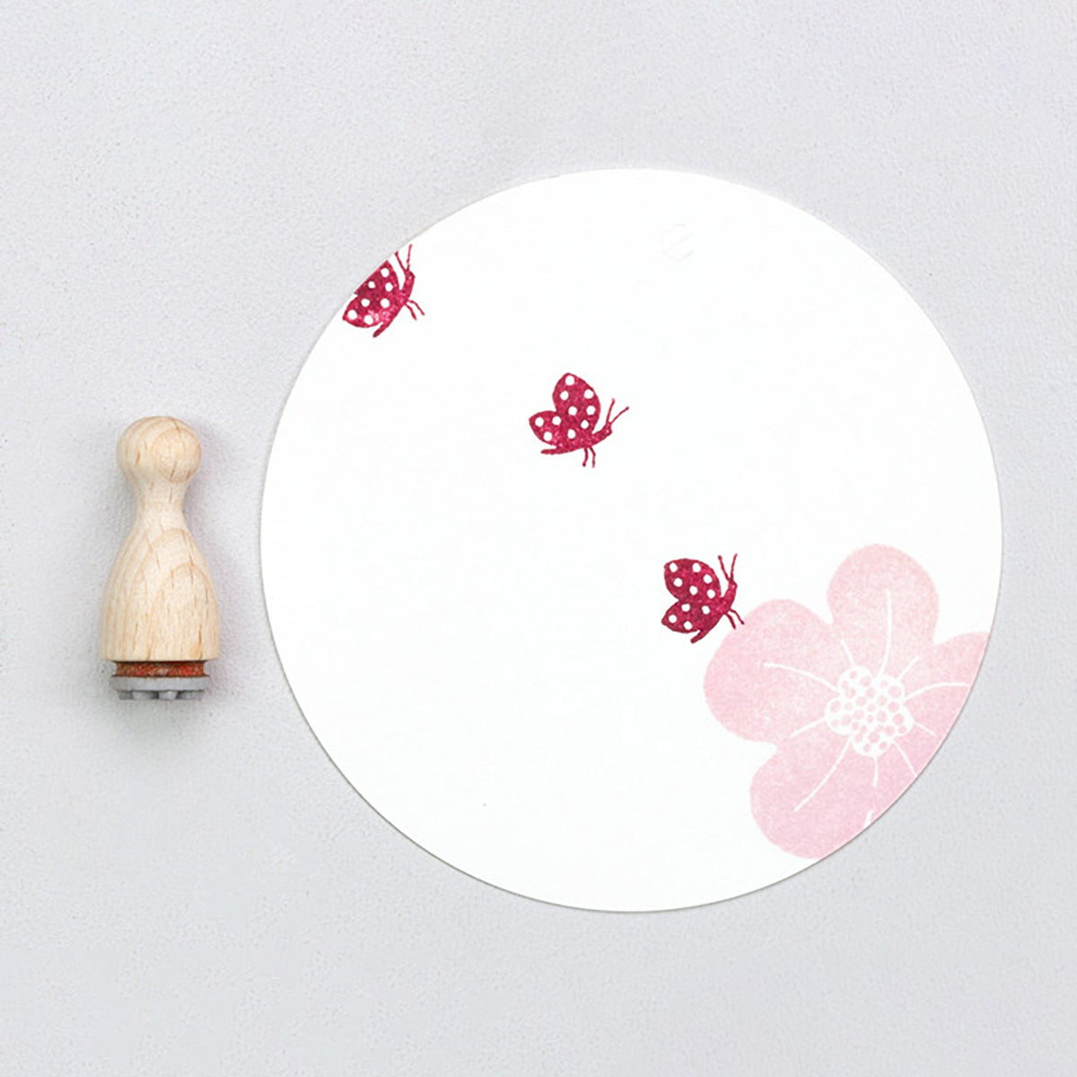 MINI RUBBER STAMP // BUTTERFLY