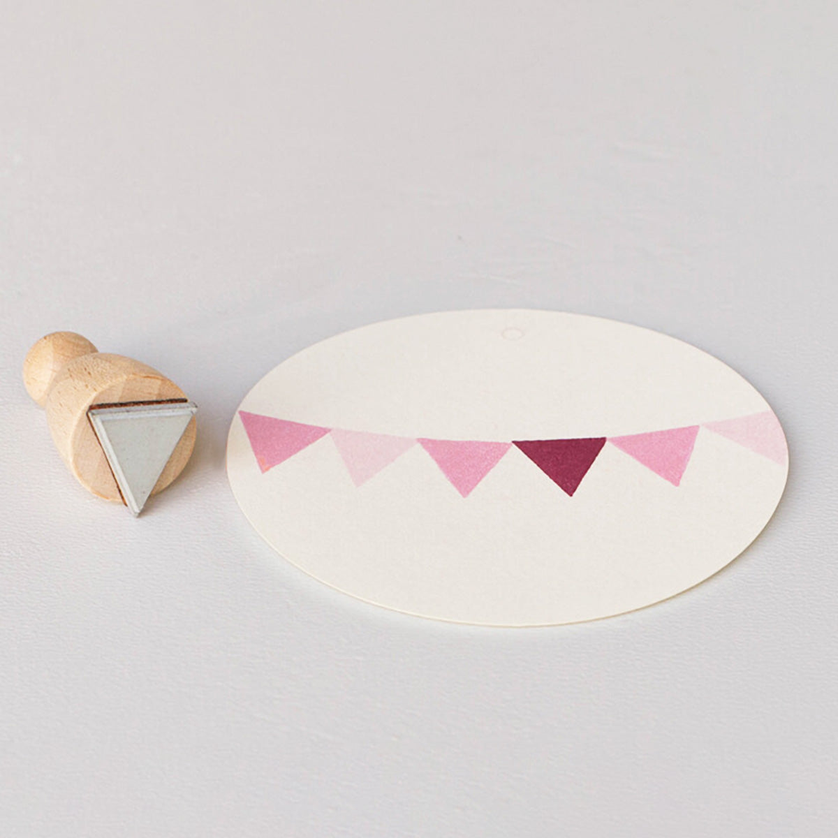 RUBBER STAMP // GARLAND FLAG