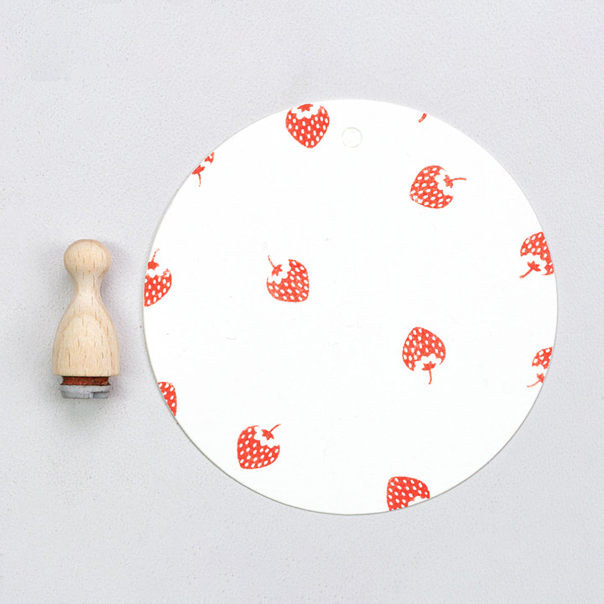 MINI RUBBER STAMP // STRAWBERRY
