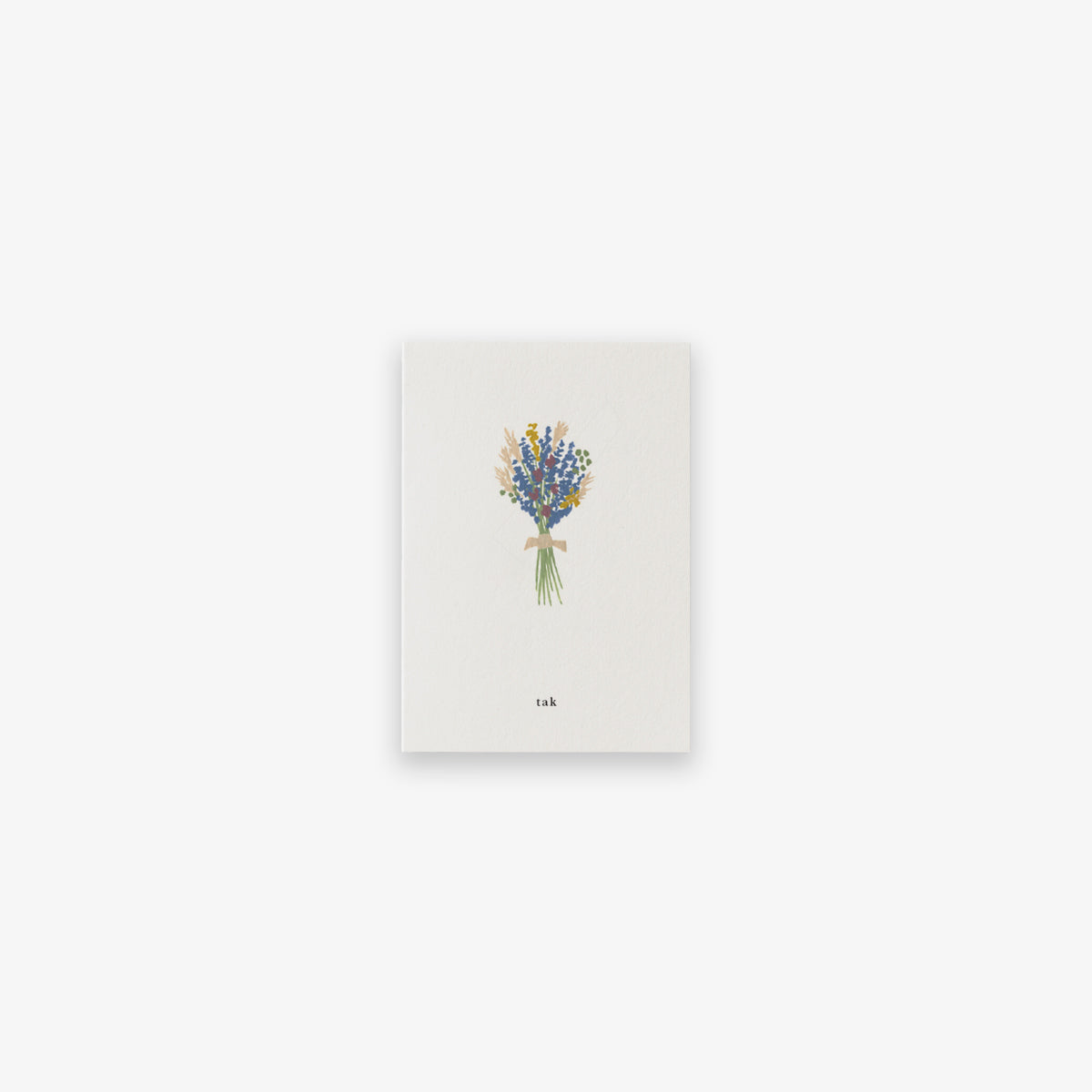 SMALL GREETING CARD // BUKET (DANISH)