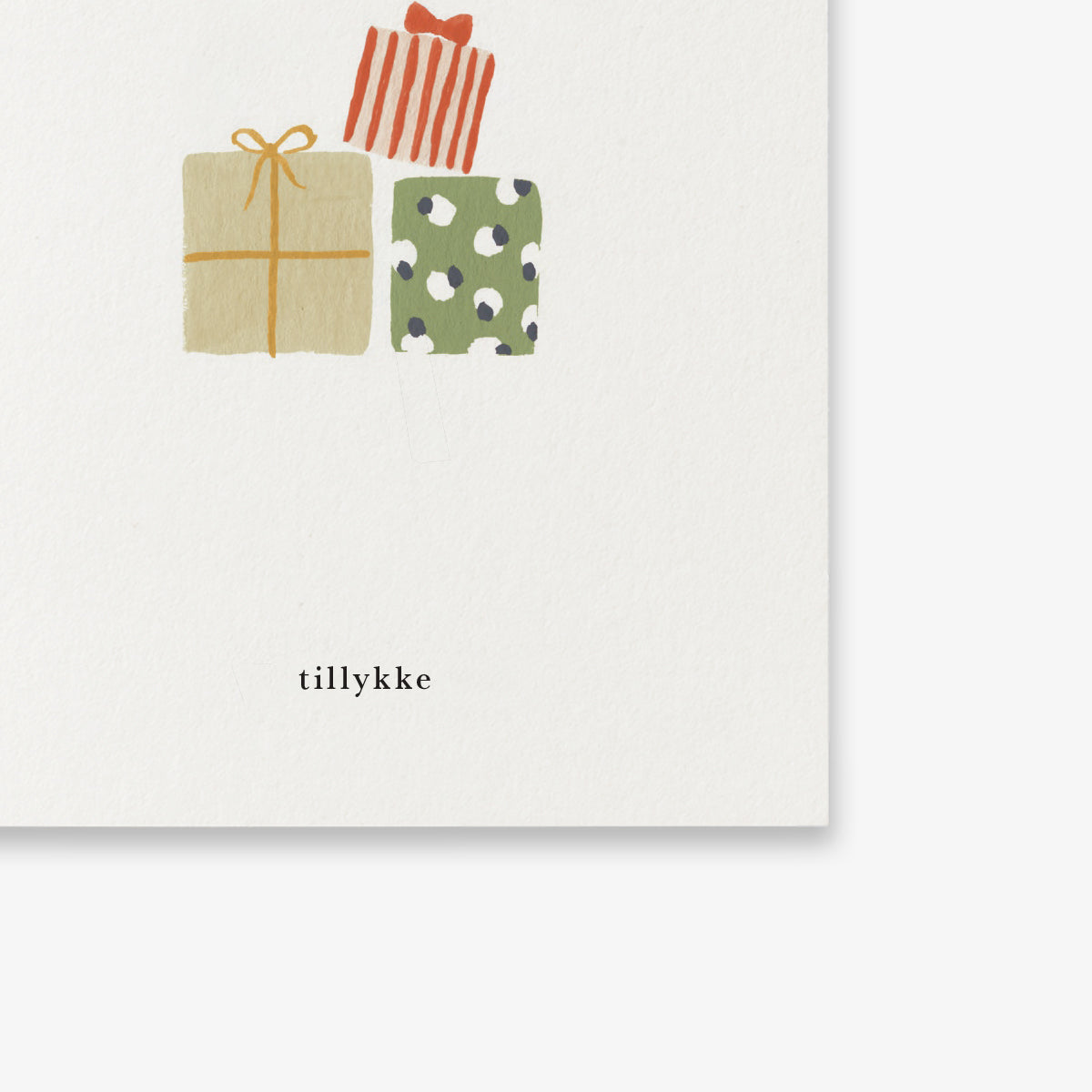 SMALL GREETING CARD // GAVESTAK (DANISH)