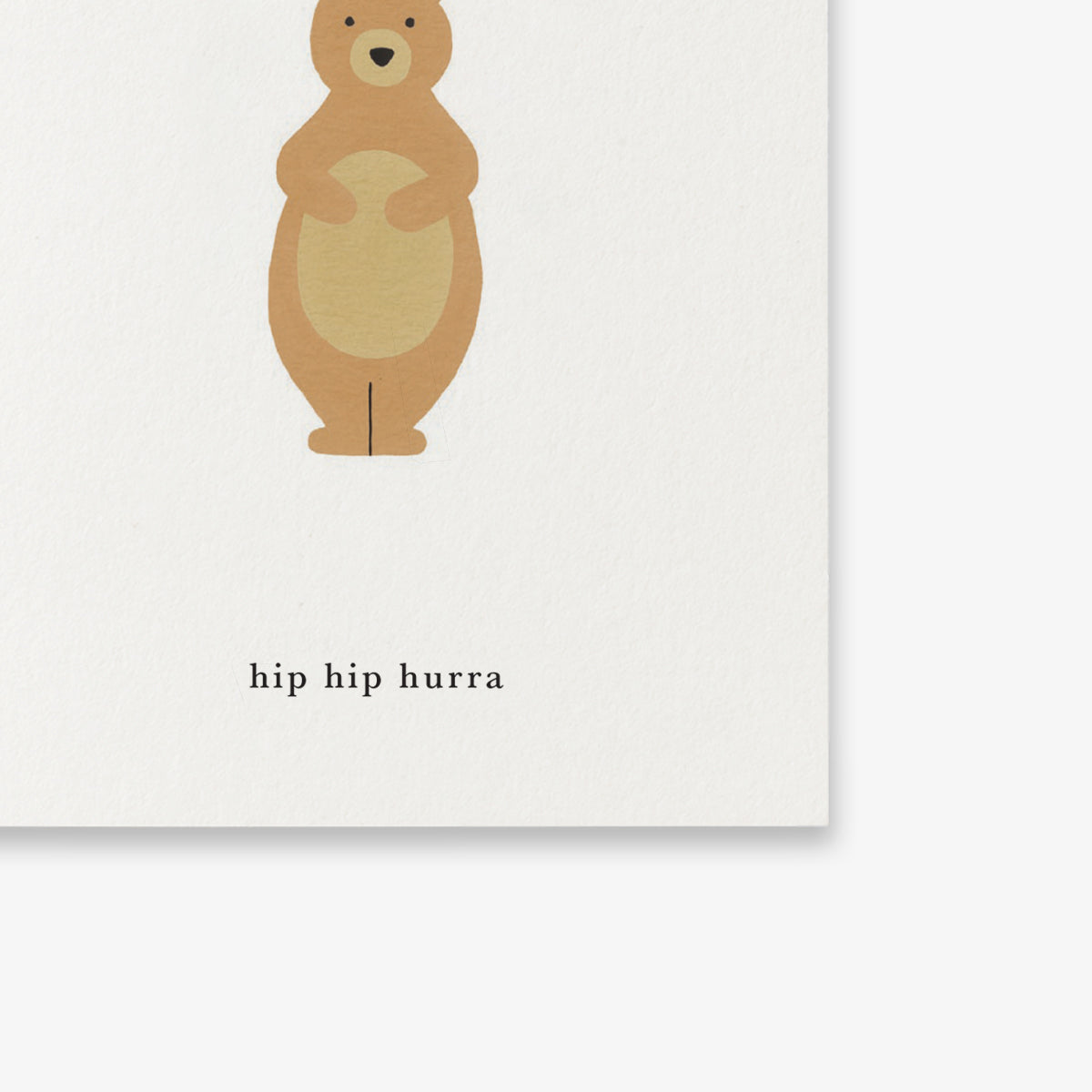 SMALL GREETING CARD // FØDSELSDAGSBJØRN (DANISH)