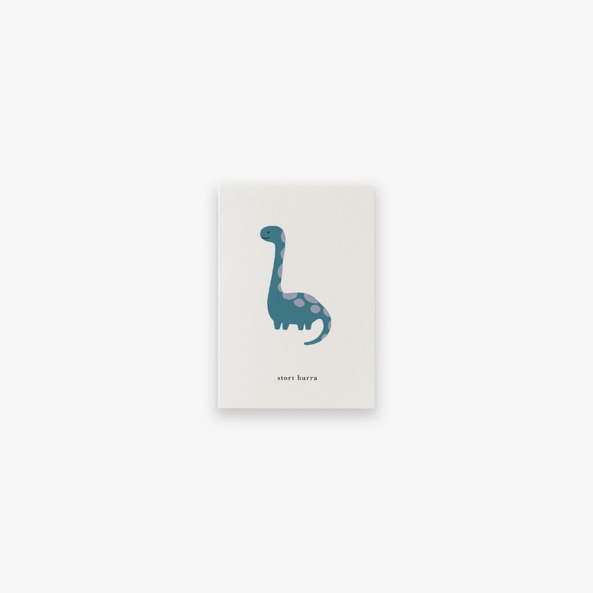 SMALL GREETING CARD // DINOSAUR (DANISH)