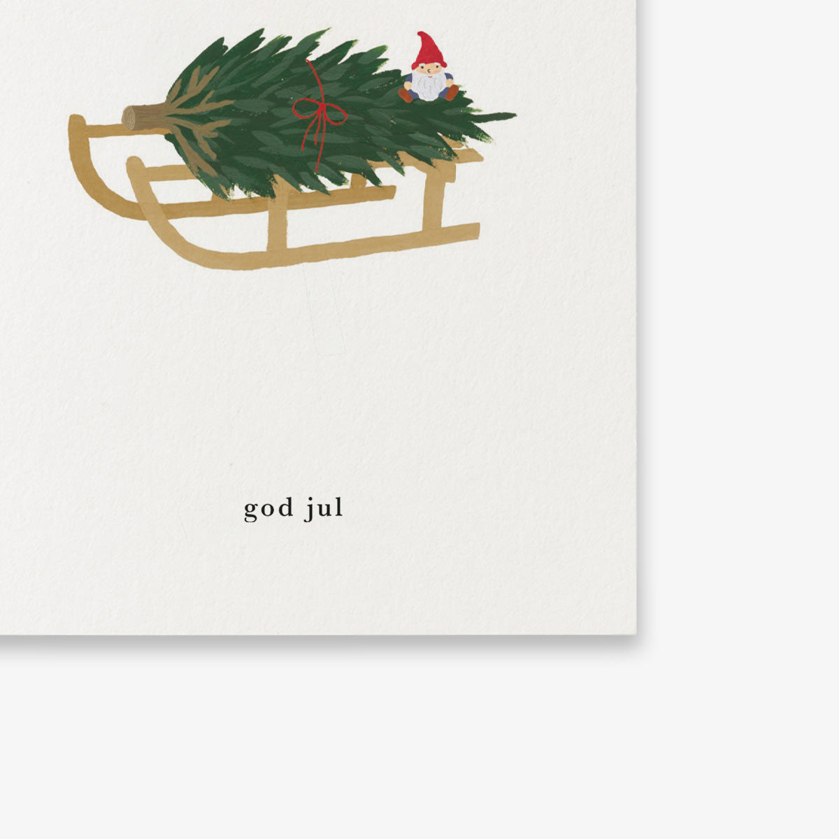 SMALL GREETING CARD // JULEKÆLK (DANISH)