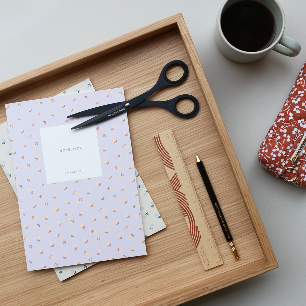 SMALL NOTEBOOK A5 // SMALL FLOWER LAVENDER