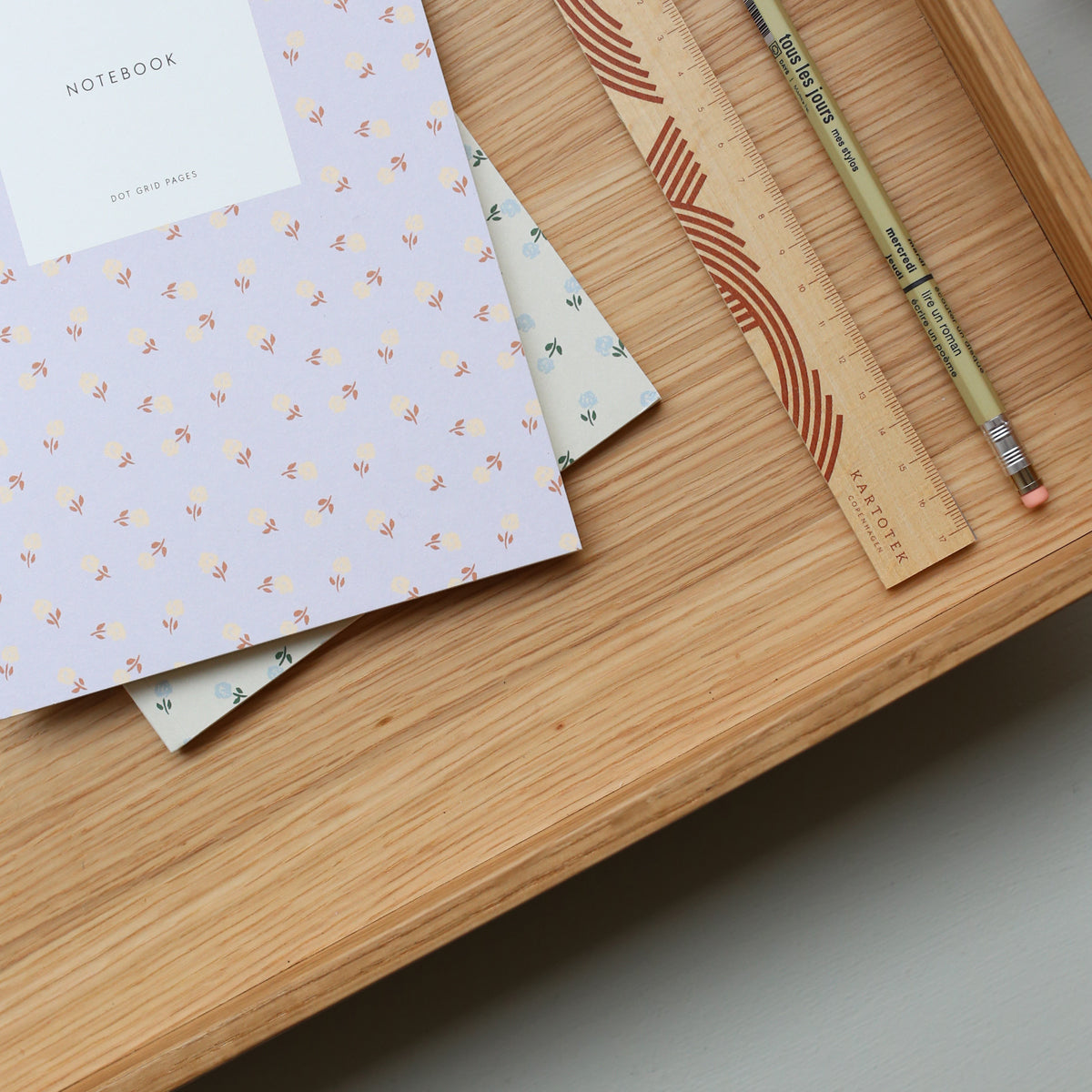 SMALL NOTEBOOK A5 // SMALL FLOWER LAVENDER