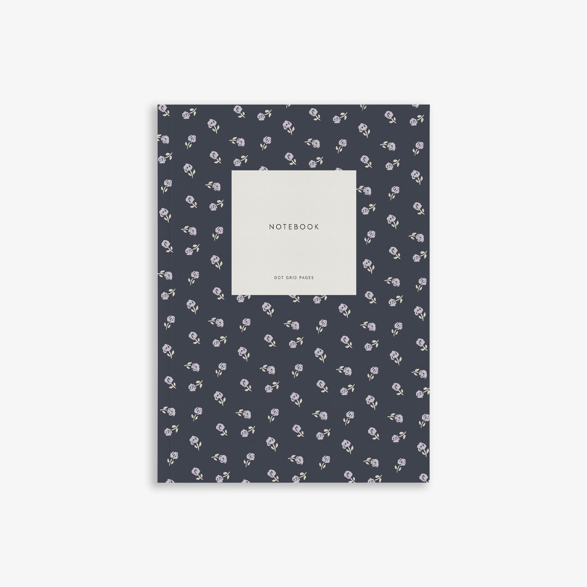 SMALL NOTEBOOK A5 // SMALL FLOWER NAVY