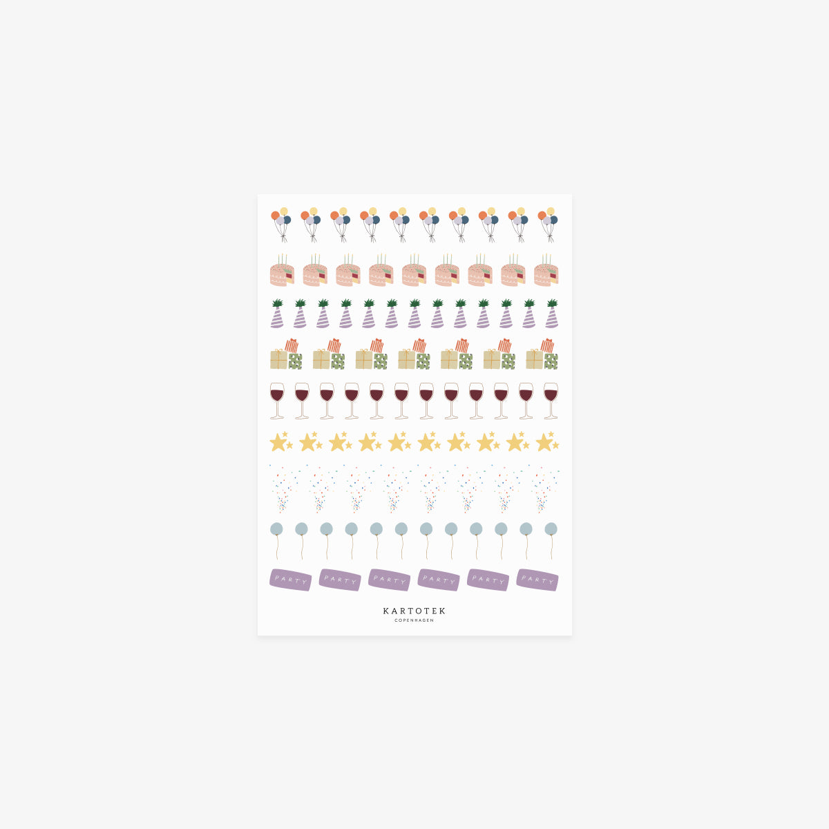 STICKERS // MINI CELEBRATION ICONS