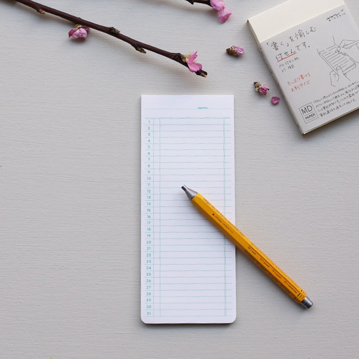 STICKY MEMO PAD // MONTHLY PLANNER