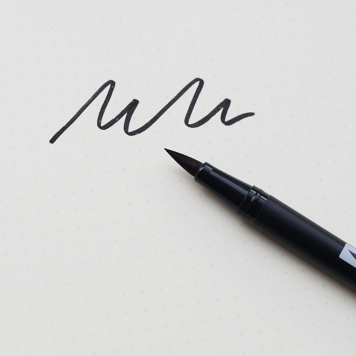 ABT DUAL BRUSH PEN // BLACK