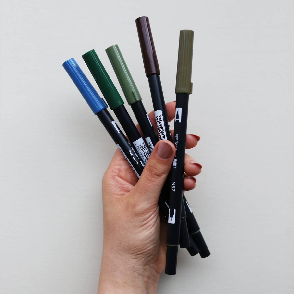 ABT DUAL BRUSH PEN // NAVY BLUE