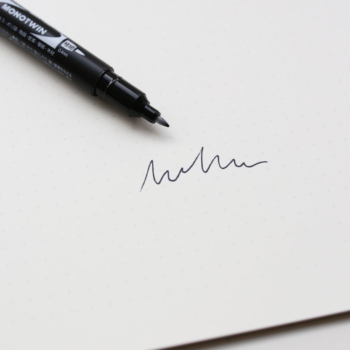 MONO TWIN MARKER PEN // BLACK