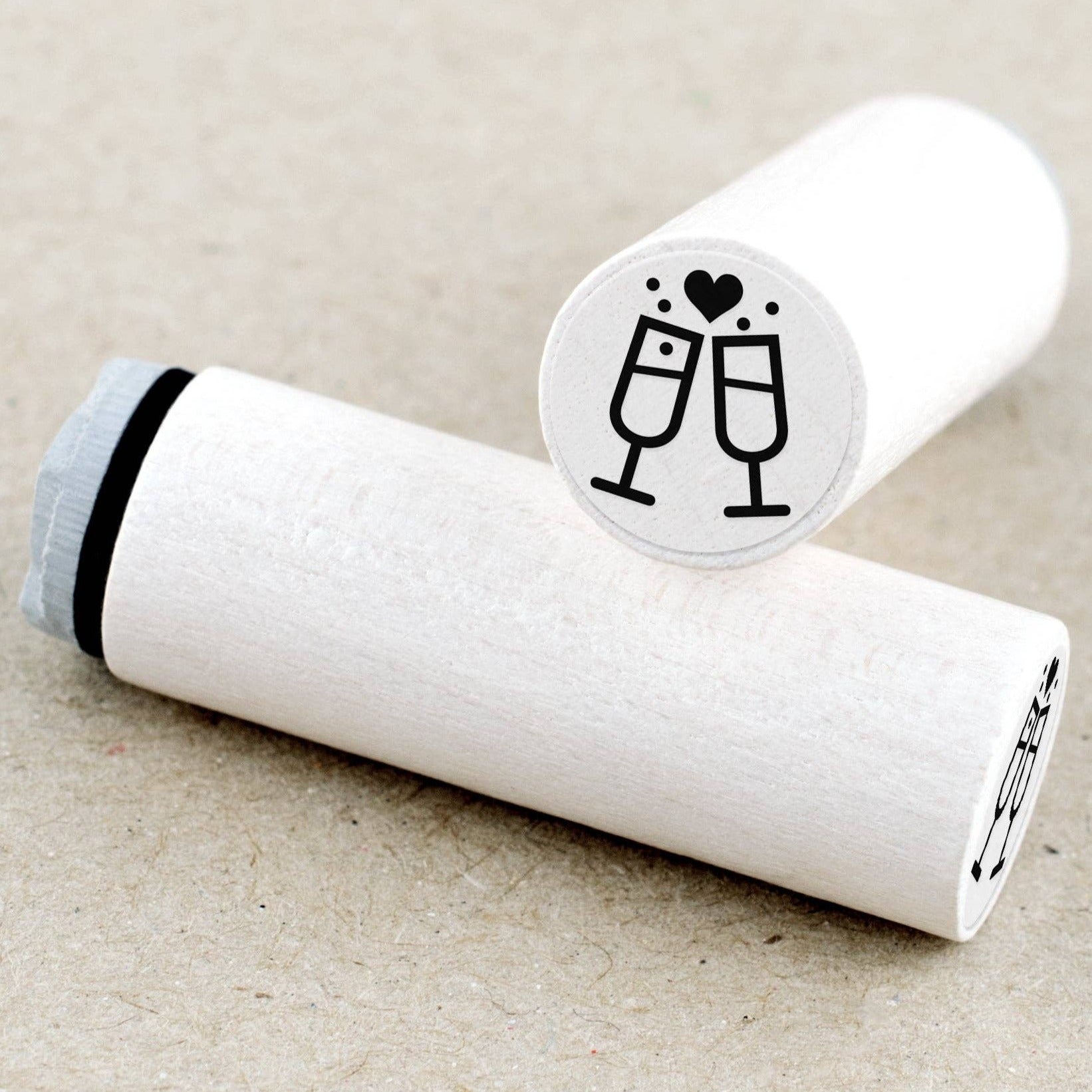 MINI RUBBER STAMP // CHEERS