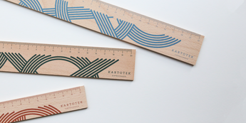Meet our new Wooden Rulers with a graphic touch