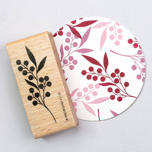 RUBBER STAMP // WILD BERRY BRANCH