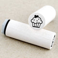 MINI RUBBER STAMP // HEART CUPCAKE