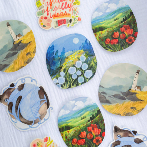 VINYL STICKER // MIDNIGHT MEADOW