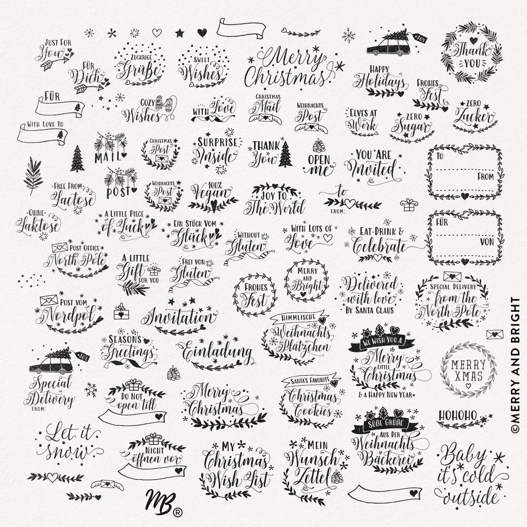 STAMP // TO AND FROM WREATH