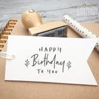 RUBBER STAMP // HAPPY BIRTHDAY TO YOU