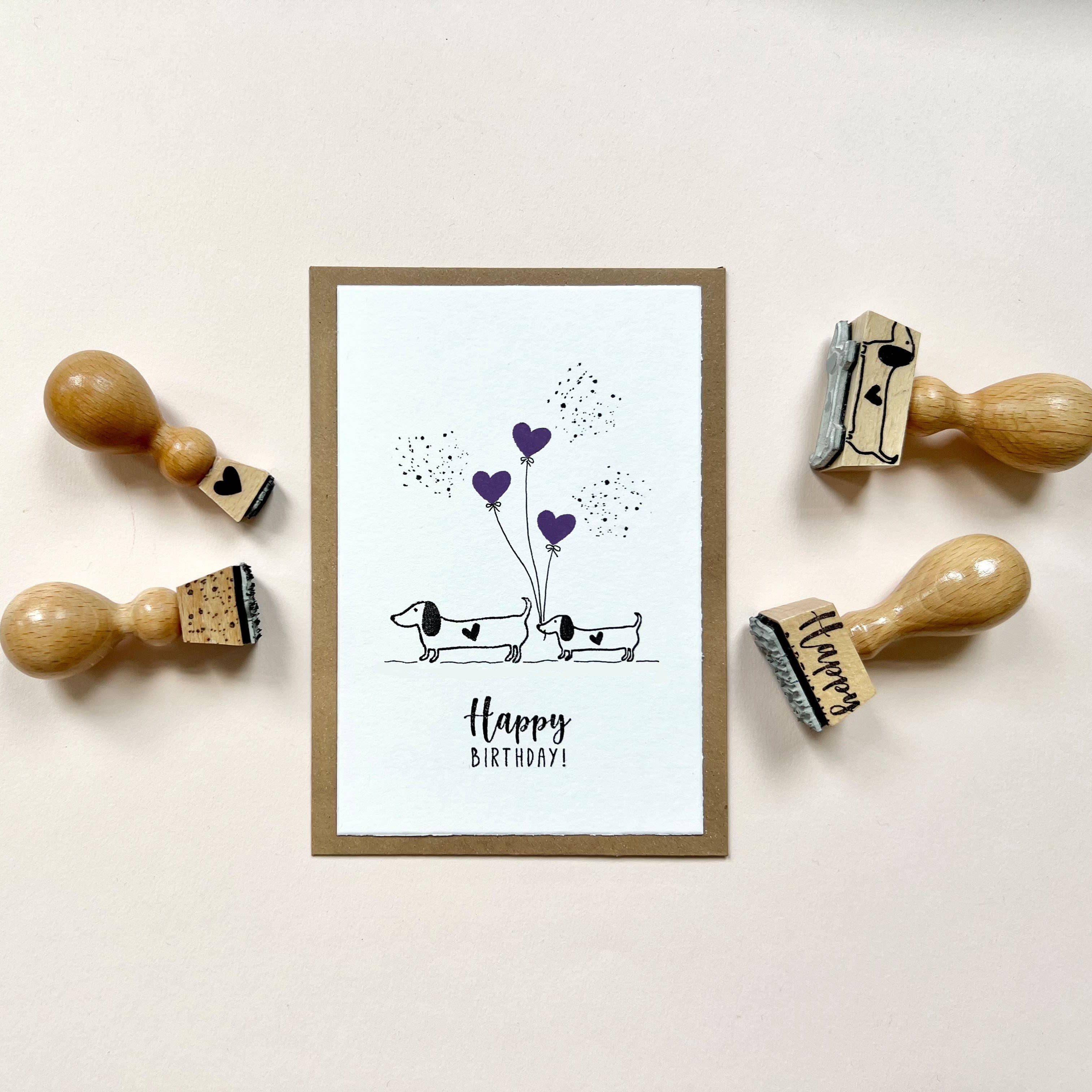 RUBBER STAMP // SMALL DACHSHUND