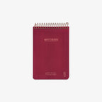 KOZO SPIRAL-BOUND NOTEBOOK A6 // BERRY
