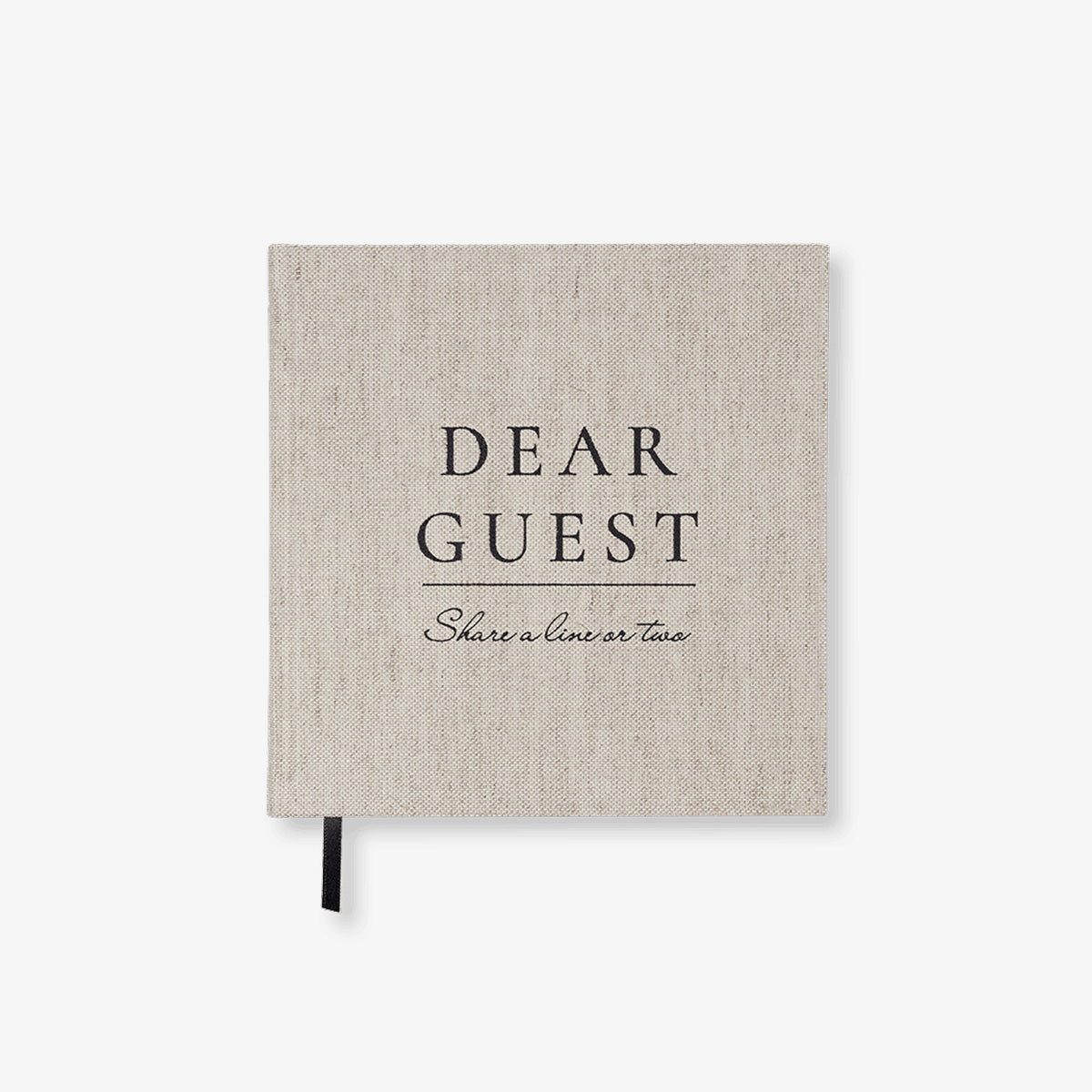 PAPERSTYLE GUEST BOOK BLANK // LINEN
