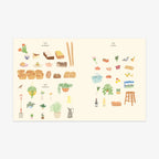 COLOURING AND STICKER BOOK // LE MARCHE