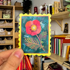VINYLKLISTERMÆRKE // POPPY STAMP