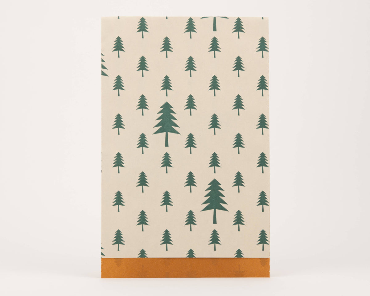 GIFT BAG LARGE // GREEN FIR TREE