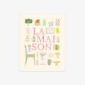 COLOURING AND STICKER BOOK // LA MAISON