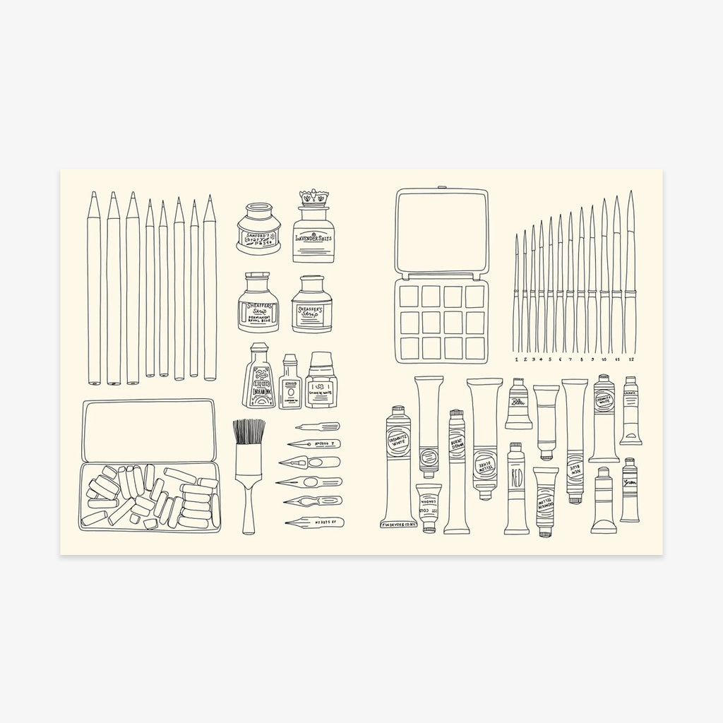 COLOURING AND STICKER BOOK // LA MAISON