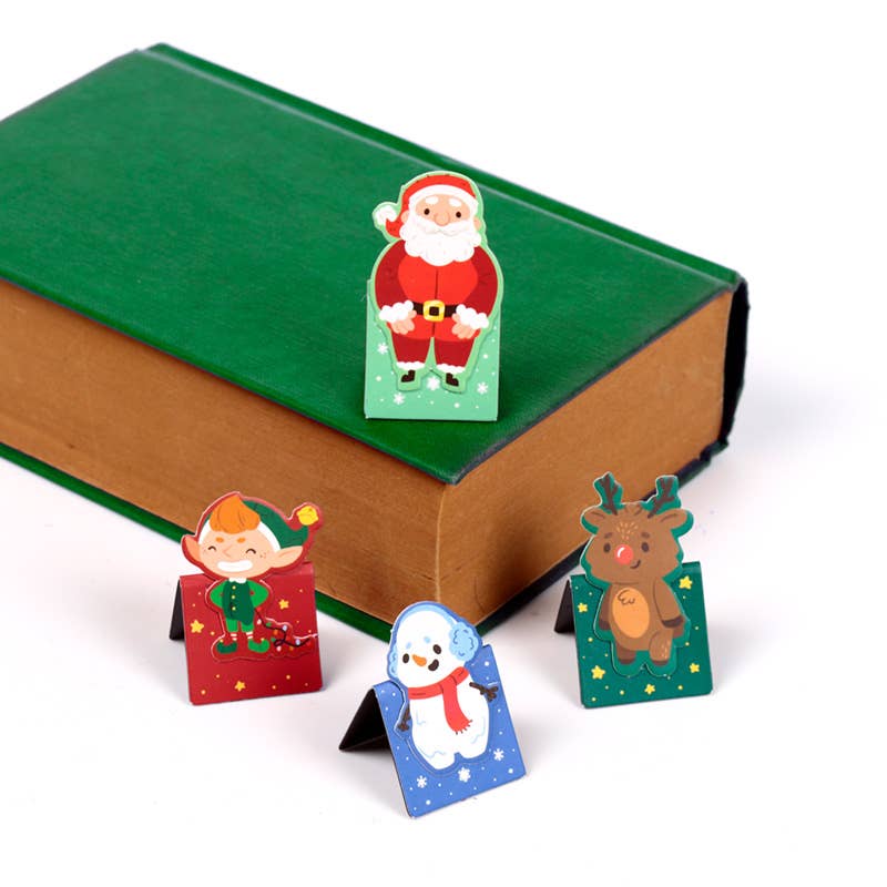 MAGNETIC BOOKMARKS // CHRISTMAS