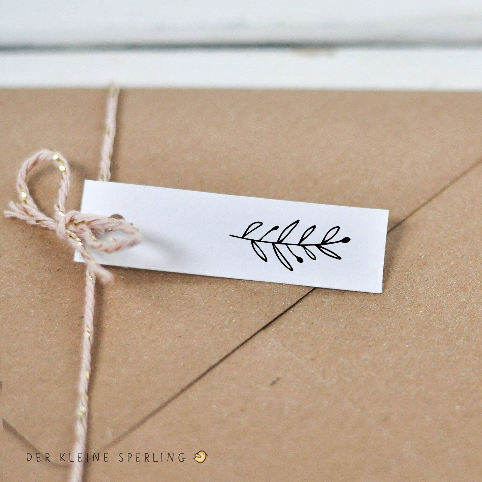 RUBBER STAMP // LEAF TENDRIL