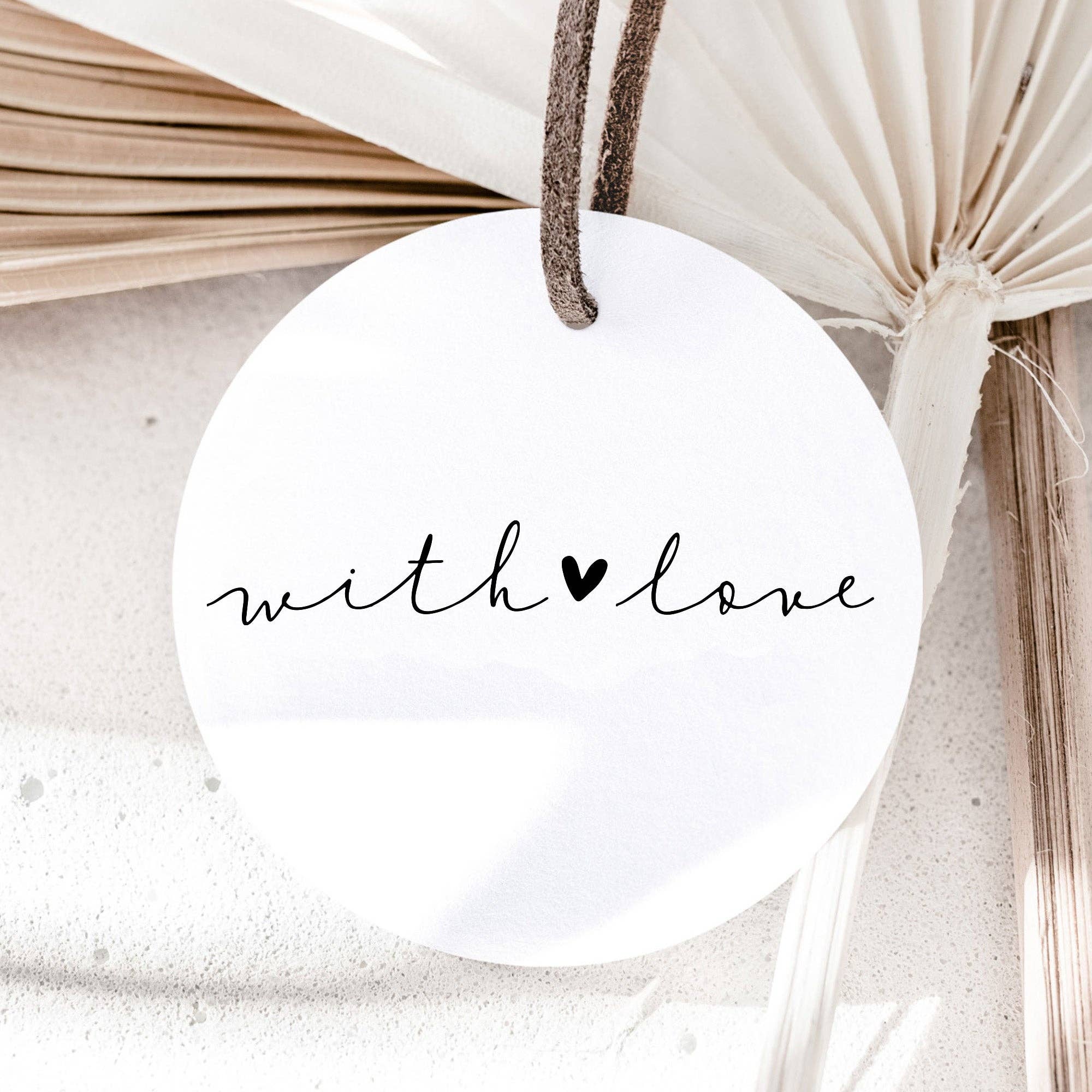 RUBBER STAMP // 'WITH LOVE'