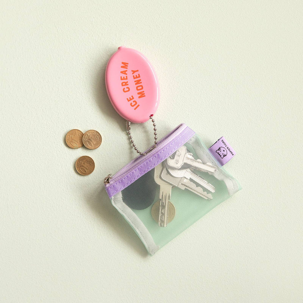 MESH POCKET XS // LILAC & MINT